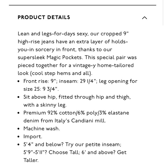 Madewell 9” High-Rise Skinny: Seamed Step Hem Edition - Picture 3 of 7